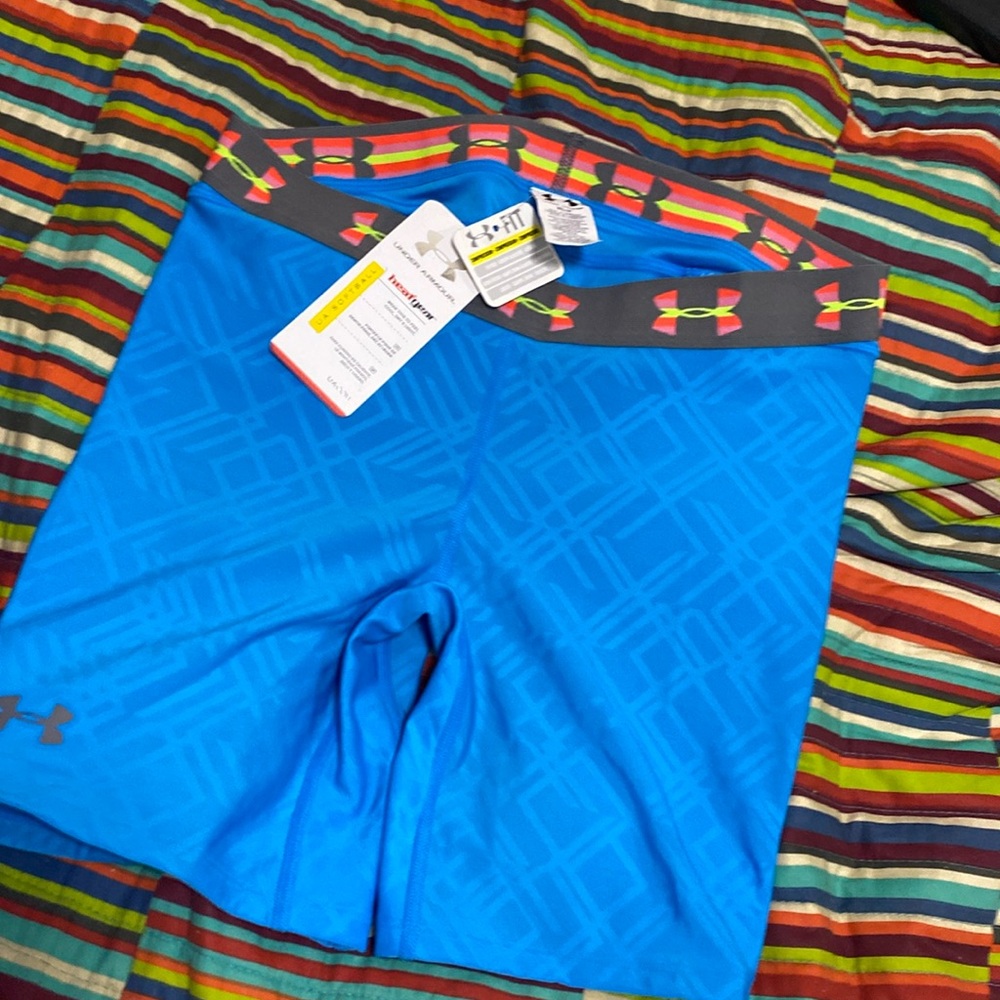 Sale $4 Under armor padded X fit compression shorts sports  New with ta…